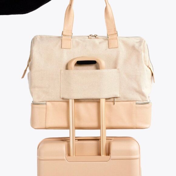 BEIS The Weekender Bag Beige NWT - Picture 4 of 7